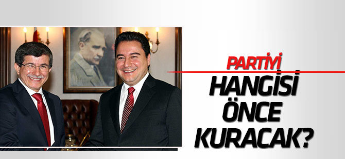 Davutoğlu mu Babacan mı? Partiyi kim önce kuracak?