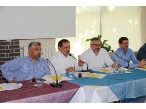 Bafra’da başkanlar ve muhtarlar el ele