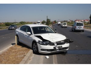 Zincirleme kaza ucuz atlatıldı