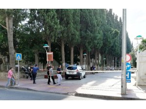 Askerlik şubesi yanında şüpheli çanta paniği