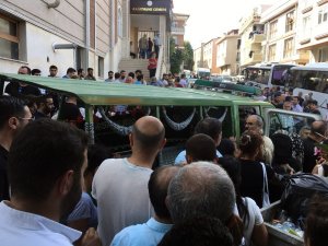 Trafik magandası tarafından vurulan sürücü son yolculuğuna uğurlandı