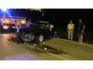 Samandağ’da trafik kazası: 2 yaralı
