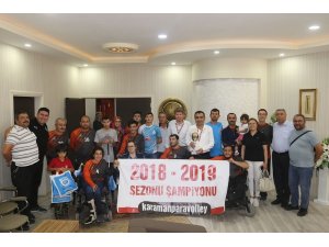 Kalaycı, süper lige yükselen il özel idare spor takımını kabul etti