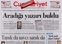 Cumhuriyet Erdoğan'ın yazarını açıkladı