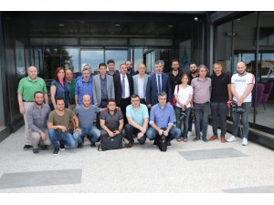 TFF’nin Trabzonlu yöneticileri basın mensuplarıyla bir araya geldi