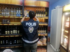 Alkol satışı yapan iş yerlerine denetim