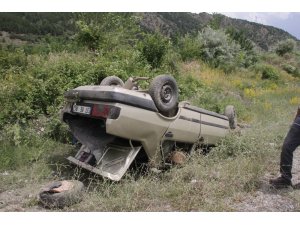 Kastamonu’da otomobil takla attı: 5 yaralı