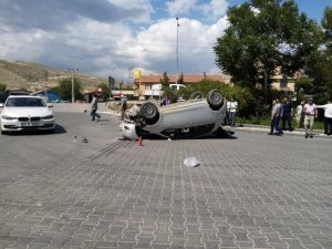 Çayırhan’da trafik kazası: 1 yaralı