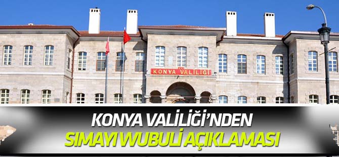 Konya Valiliği'nden Doğu Türkistanlı açıklaması
