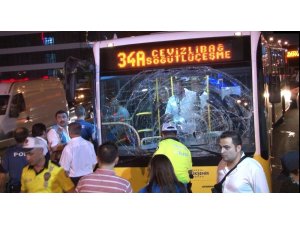 Şişli’de metrobüs kazası: 2 yaralı