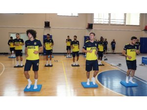 Fenerbahçe salonda çalıştı