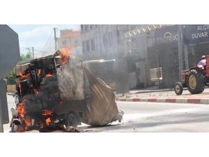 Yeni aldığı ekmek teknesi küle döndü