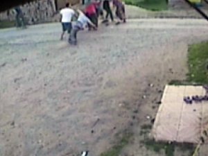 Hayvanları yanlış ahıra giren iki aile birbirine girdi