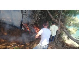 Sorumsuz piknikçiler orman yangınına sebep oldu