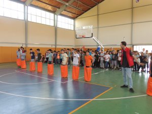 Öğrenciler hem yarıştı hem eğlendi