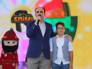 Altay çocuklarla buluştu