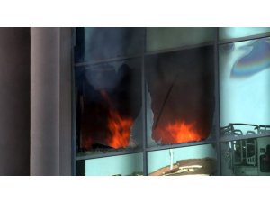 Kağıthane’de tekstil şirketinde korkutan yangın