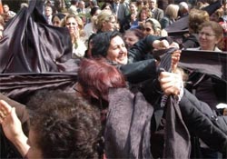 Çarşaf açılımı seçim yatırımı çıktı