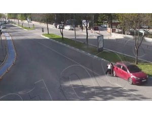 Kütahya’da saniye saniye kaza anları