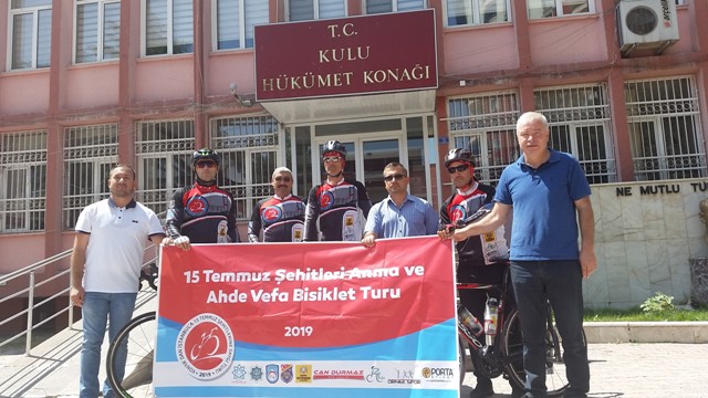 15 Temmuz şehitleri için pedal çeviriyorlar