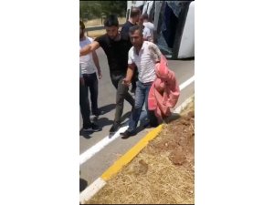 Siirt’te beton mikseri devrildi: 1 yaralı