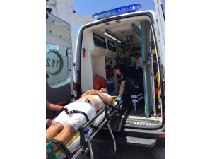 Denizde rahatsızlanan kaptanın imdadına deniz polisi yetişti