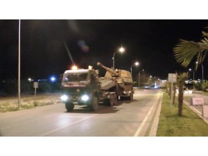 Sınırın sıfır noktasına askeri sevkıyat