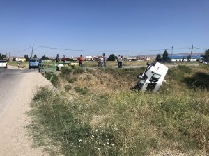 Sulama kanalının boş olması faciayı önledi