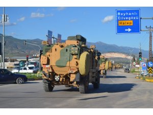 Sınıra 150 araçlık askeri sevkiyat