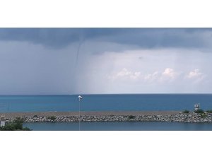 Fındıklı açıklarında hortum çıktı