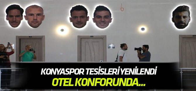 Konyaspor'un yenilenen tesisleri tanıtıldı