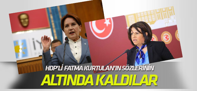 İYİ Parti, HDP'li vekilin sözlerinin altından kalkamadı!