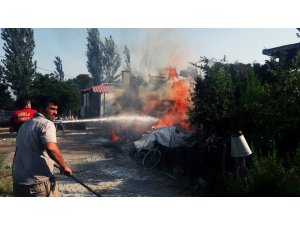 Seydikemer’de yangın