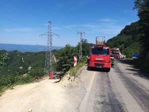 Ordu’da akaryakıt yüklü tanker devrildi: 1 yaralı