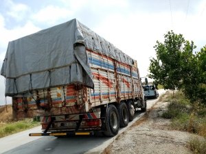 Kamyon şoförünün acı ölümü