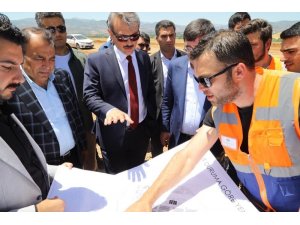 Vali Ekinci ve Yılmaz incelemede bulundu