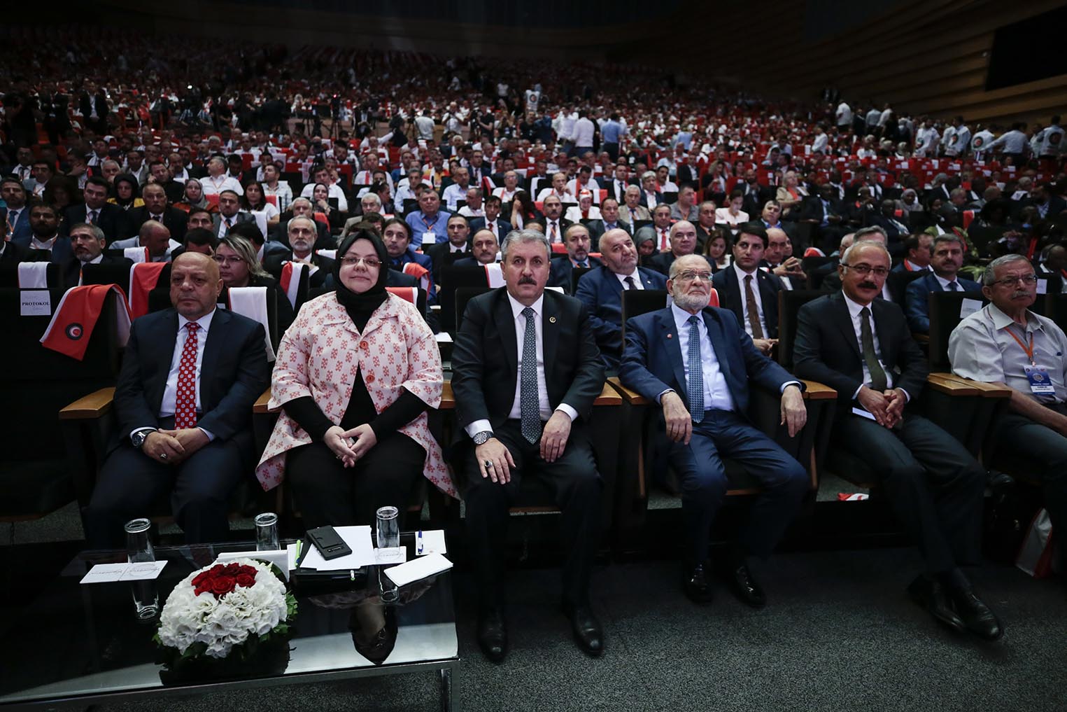 Karamollaoğlu ve Destici Hak-İş 14. Olağan Genel Kurulunda konuştu