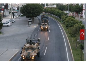 Suriye sınırına askeri sevkiyat