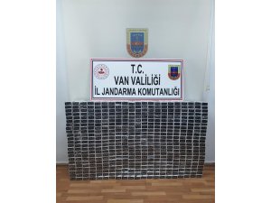 Van’da 5 bin paket kaçak sigara ele geçirildi