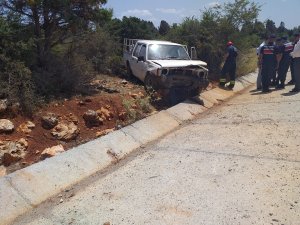 Konya'da kamyonet devrildi: 1 ölü, 1 yaralı