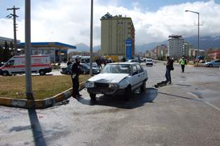 Seydişehir'de trafik kazası: 1 yaralı