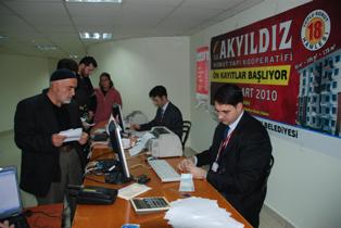 Akyıldız konutlarında kuralar salı günü çekilecek