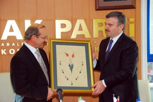 Akyürek'ten Sorgun'a hayırlı olsun ziyareti