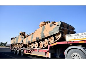 Suriye sınırına askeri sevkiyat