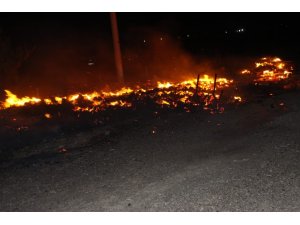 Erzincan’da Organize Sanayi Bölgesinde yangın