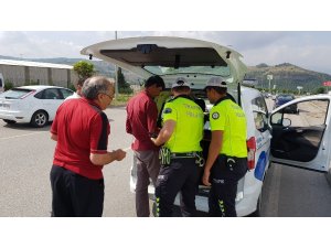 ‘Trafik Işık ve İşaret İhlali Denetiminde’ 31 sürücüye 10 bin 851 TL ceza kesildi