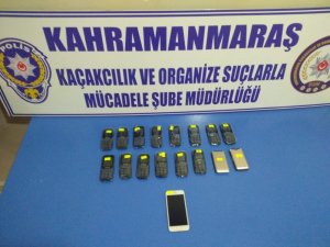 Kahramanmaraş’ta kaçak telefon operasyonu