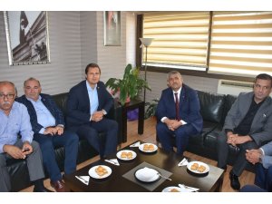 CHP İl Başkanı Yücel’den MHP’ye ziyaret