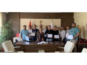 Arıcılık  Kursuna katılanlara belgeleri verildi