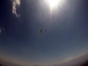 1 kişinin öldüğü yamaç paraşütü kazası amatör kamerada